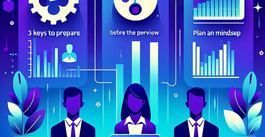 绩效面谈前的 3 项准备工作：数据、方案、心态